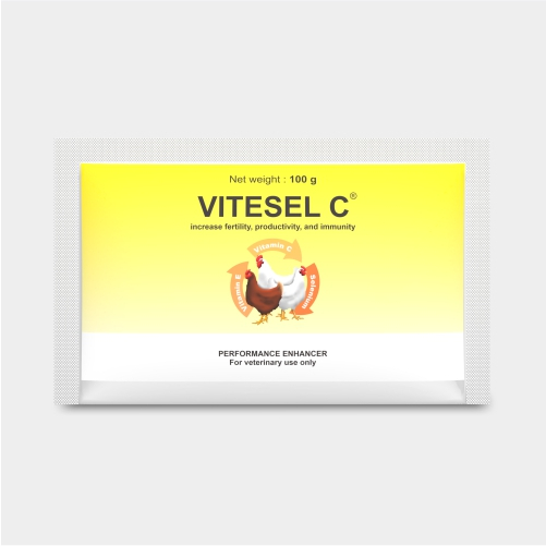VITESEL C medion 100 gram kombinasi vit C, E, dan Selenium untuk ayam