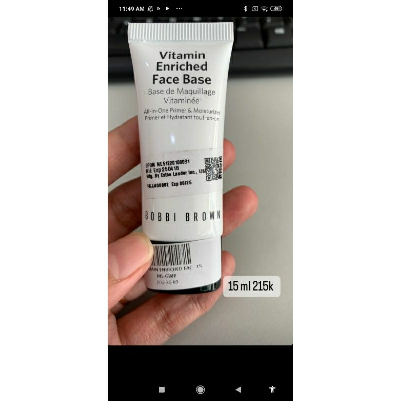 Bobbi vitamin enriched face base