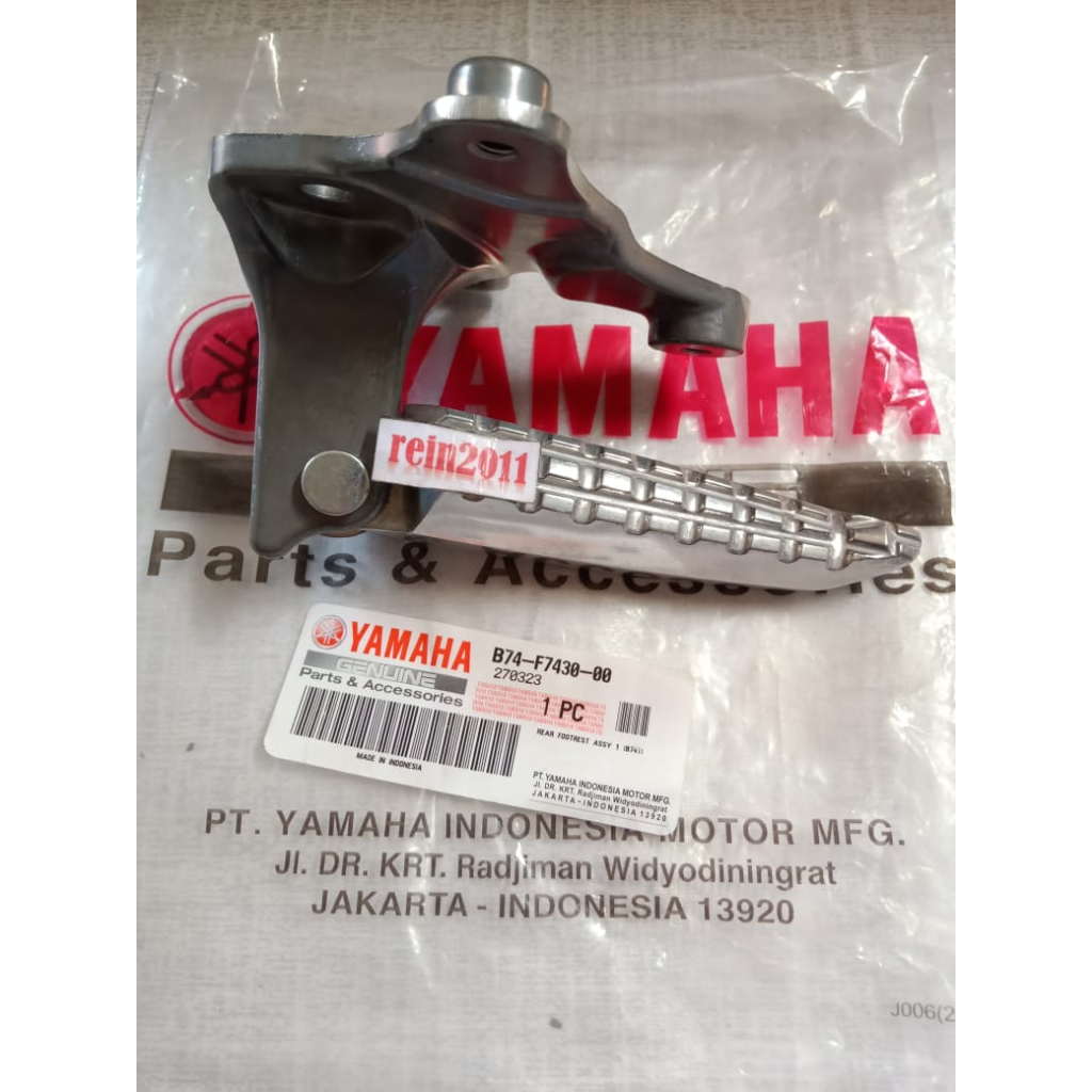 BRACKET BREKET FOOTSTEP KIRI NEW NMAX 2020 / DUDUKAN FOOTSTEP KIRI NMAX 2020 ORI YAMAHA B6H F7430 00