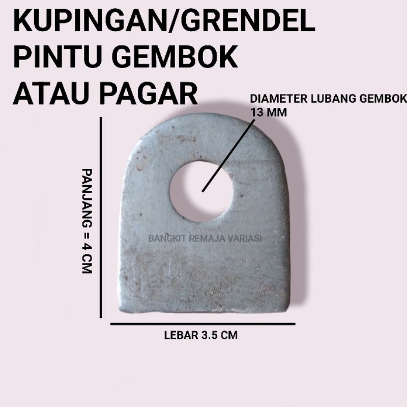 PERANGKAT PINTU GEMBOK/KUPINGAN GRENDEL PINTU GEMBOK ATAU PAGAR BESI