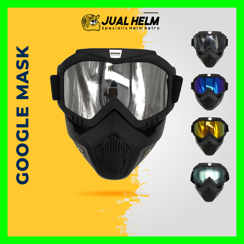 Goggle Mask Doff (Goggle Masker / Kacamata Goggle / Paintball / Airsoftgun / Helm)