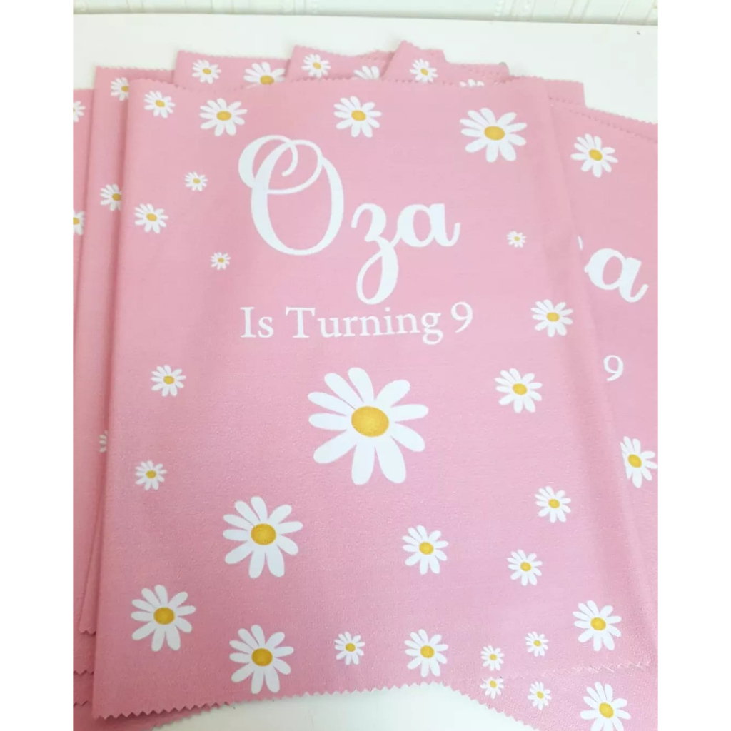 giant snack medium daisy flower / snack bag daisy flower / pouch snack daisy flower / giant snack cu