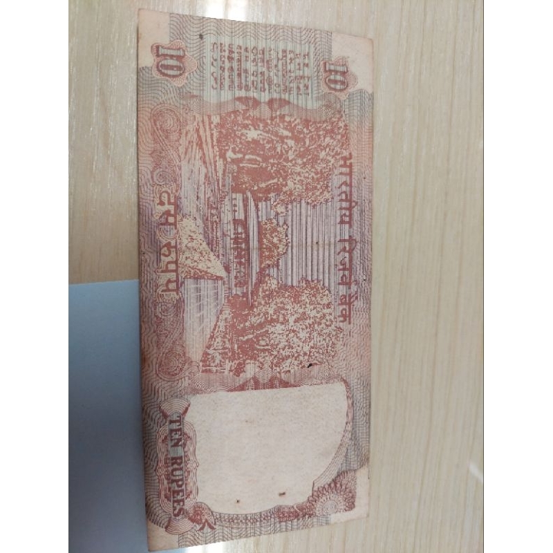 uang kertas 10 rupee india