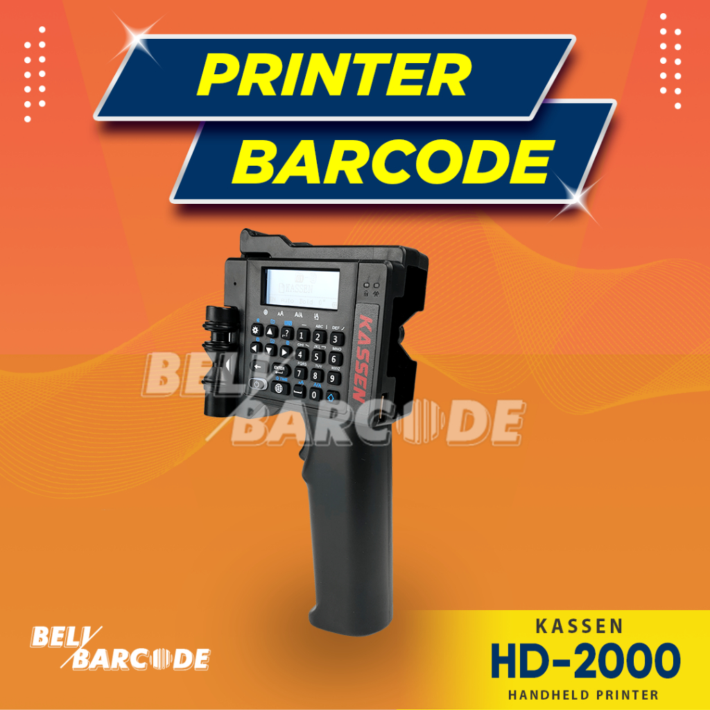 Printer Barcode Kassen HD2000 Cetak Label Expired Handheld