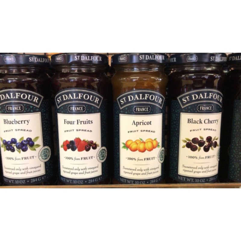 

Selai ST DALFOUR Four Fruits Fruit Spread 284g