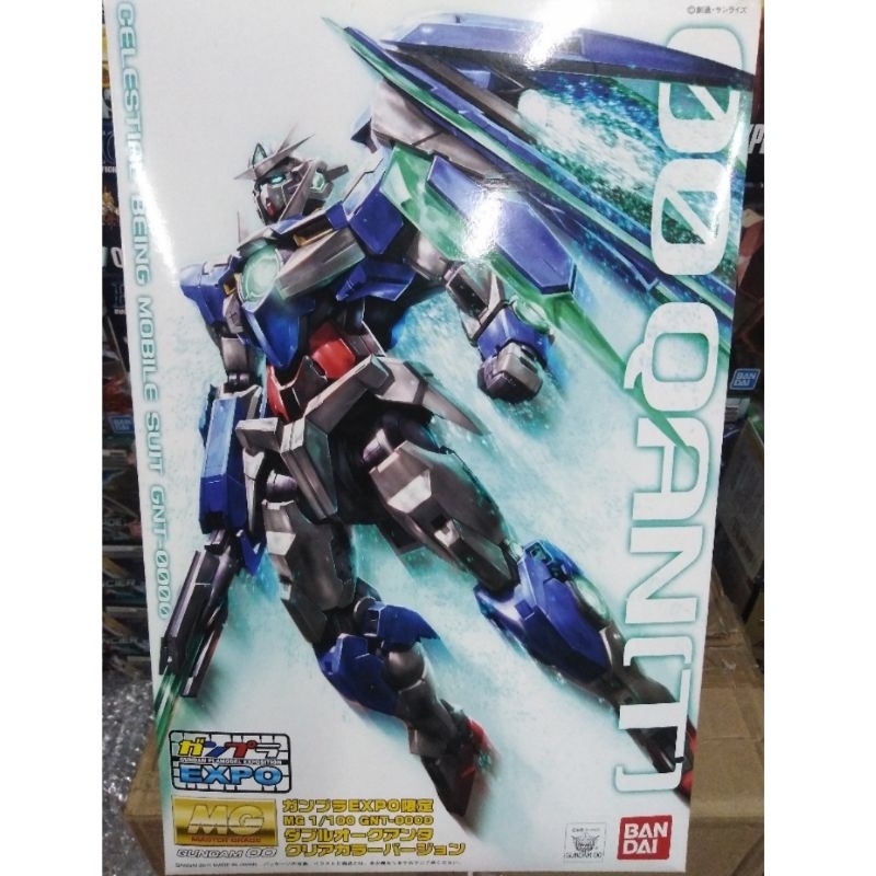 Gundam MG Expo 1/100 Gundam OO QanT Clear Color Bandai Namco Expo Limited Edition