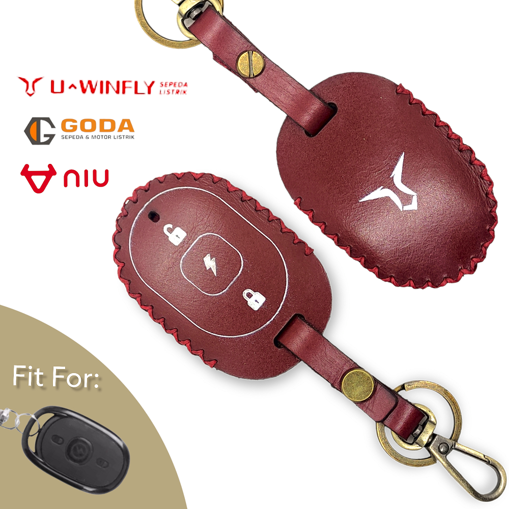 Leather Case Remote Sepeda Motor Listrik UWINFLY GODA NIU EXOTIC