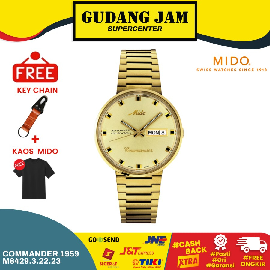 Jam Tangan Pria Mido Comander M8429.3.22.23