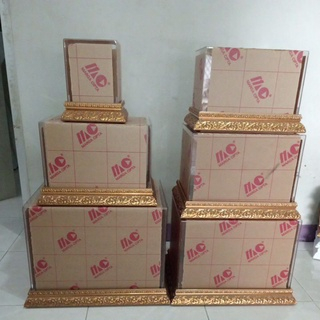 Kotak Hantaran Akrilik Paket isi 6