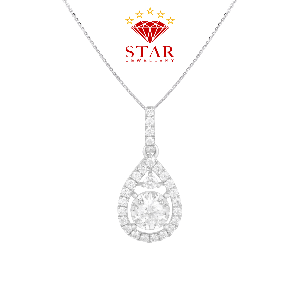 Liontin Berlian Solitaire Sertifikat GIA LPPD1370478 - Star Jewellery