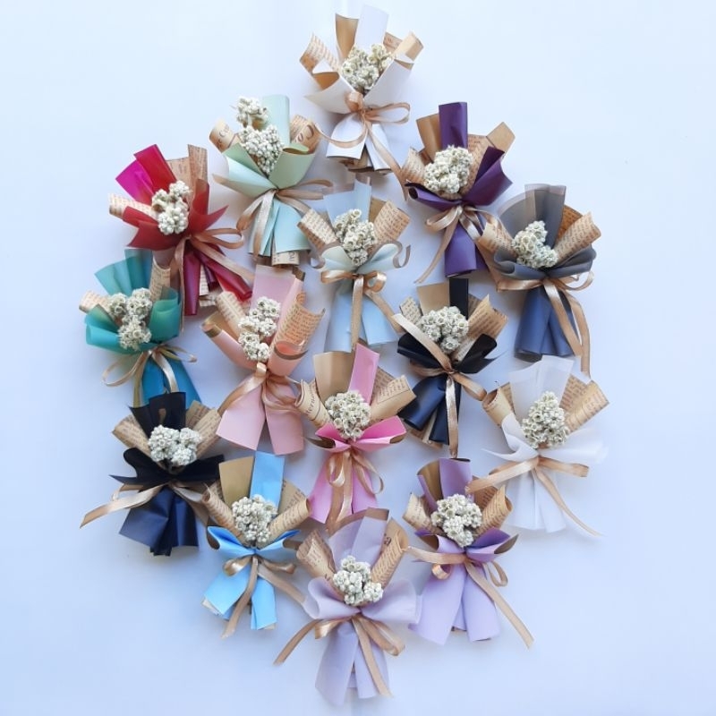 (12CM) EDELWEISS MINI / Buket Edelweiss Mini / Bunga abadi / Buket bunga Abadi / Edelweiss Mini