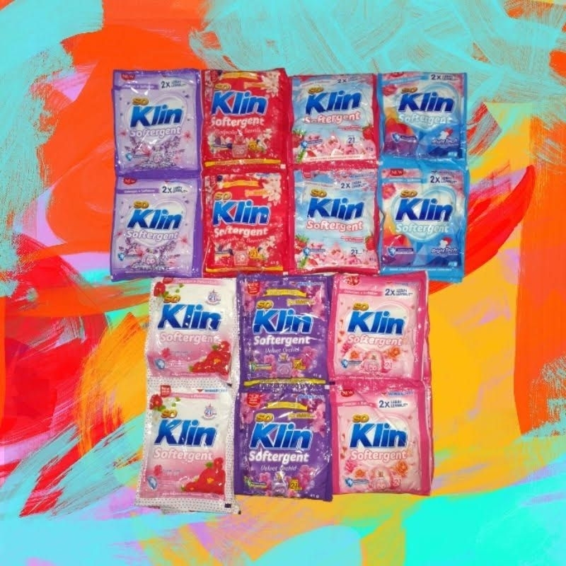 so klin bubuk renceng isi 6 || soklin bubug sachet renteng || detergen bubuk powder