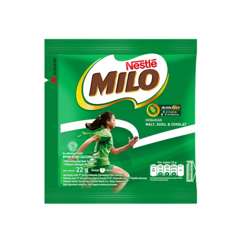 

Milo Sachet 22 gram