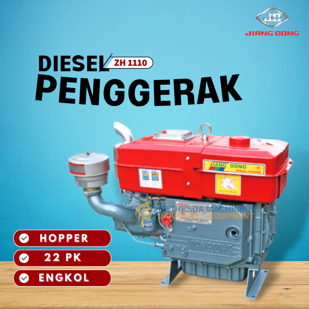 Mesin Jiangdong 22 Pk Diesel Hopper ZH 1110 (22 HP)