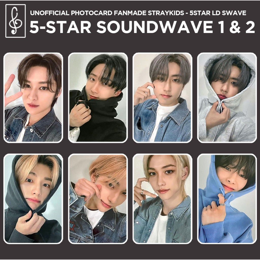 [REPLIKA SKZ] S-CLASS 5-STAR SOUNDWAVE PHOTOCARD UNOFFICIAL