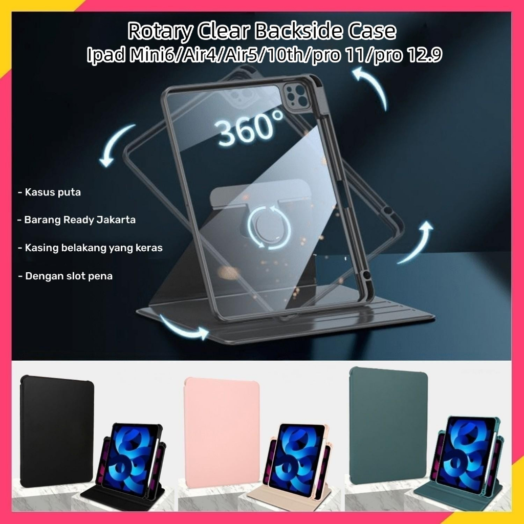 【Ready Stock in Jakarta】case ipad air 4 case ipad air 5 case ipad pro 11 case ipad pro 12.9 case ipa