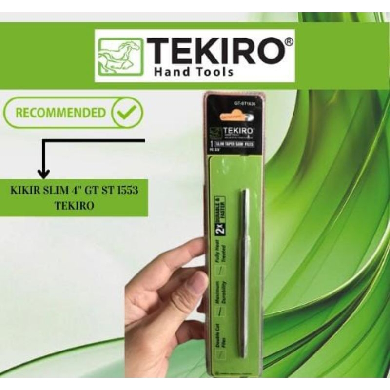 KIKIR GERGAJI KAYU SLIM 4" Inch TEKIRO ORIGINAL TERBARU