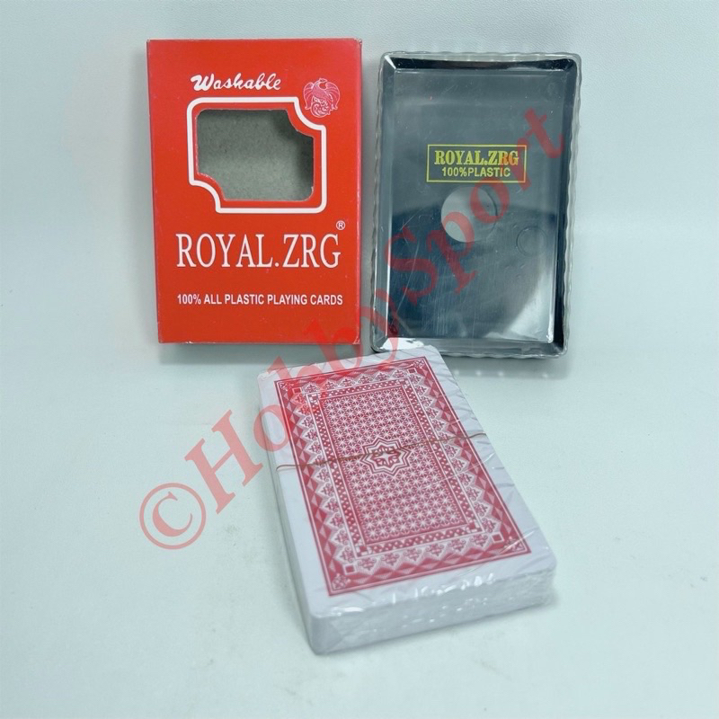 Kartu Remi RED Box Import Anti Air PVC Plastik Waterproof Poker Joker