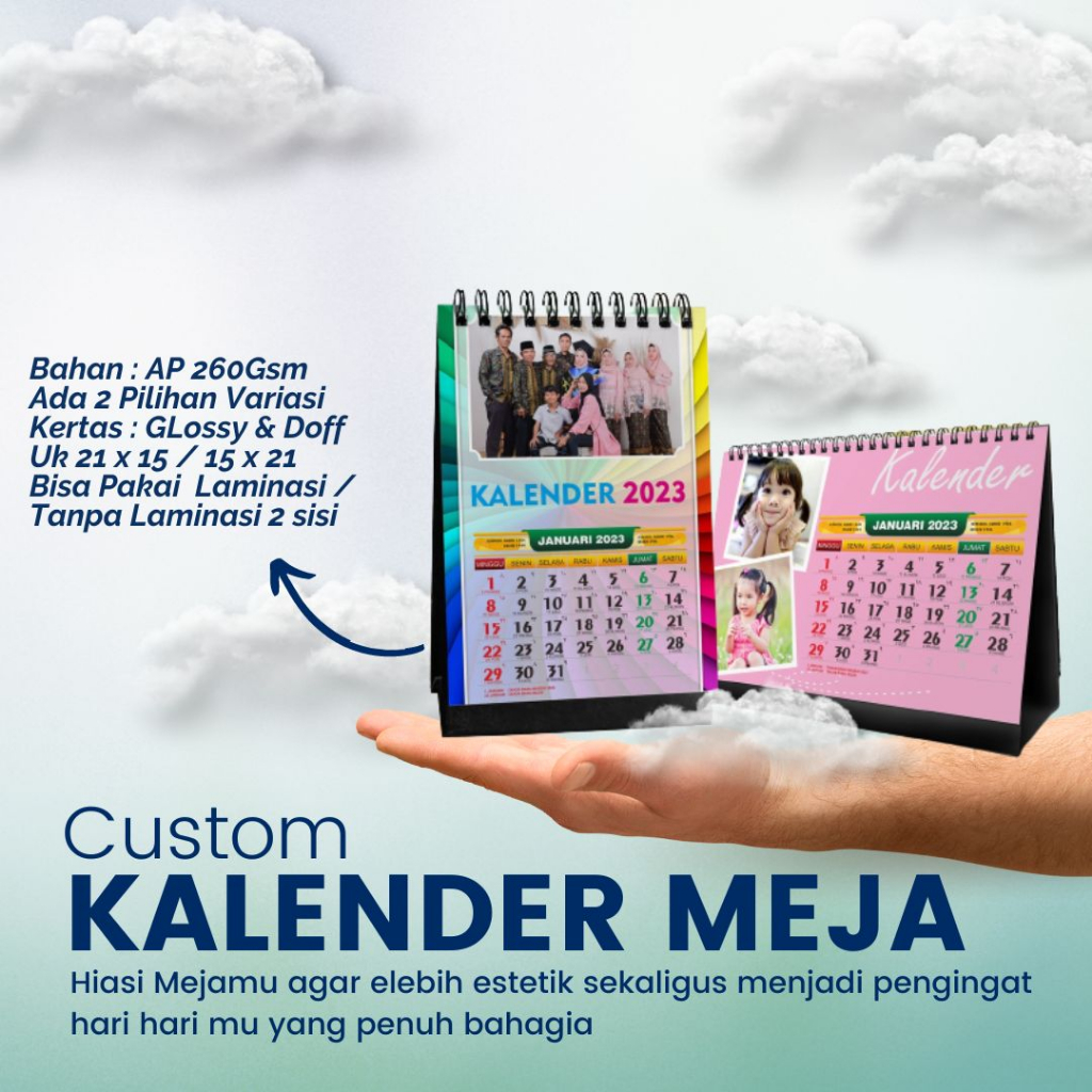 

Kalender Duduk /Kalender Meja Custom