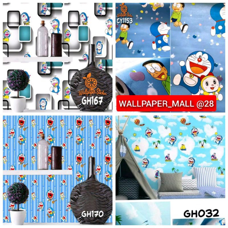 Wallpaper Dinding Doraemon Walpaper Dinding Doraemon Stiker Dinding Doraemon Stiker Dinding Doraemon