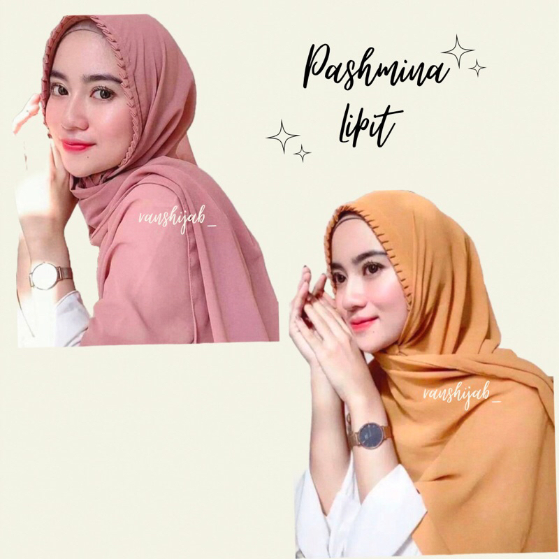 Jilbab Pashmina Tali Lipit/Pashmina KCB Diamond