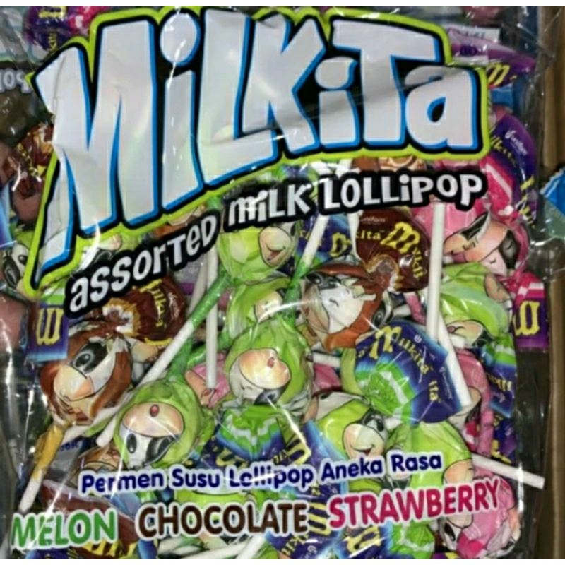 

permen milkita lolipop isi 50 pcs