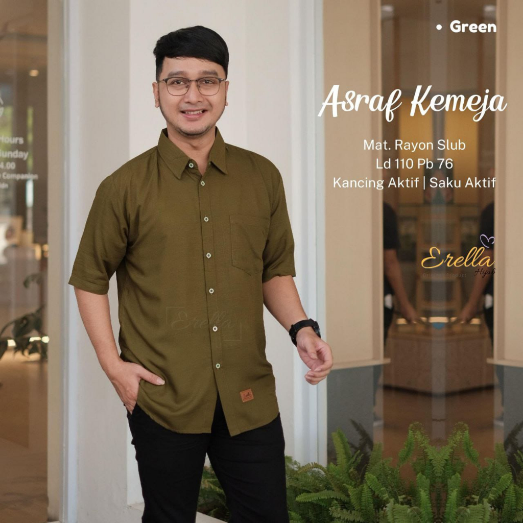 Asraf Kemeja by erella Hijab