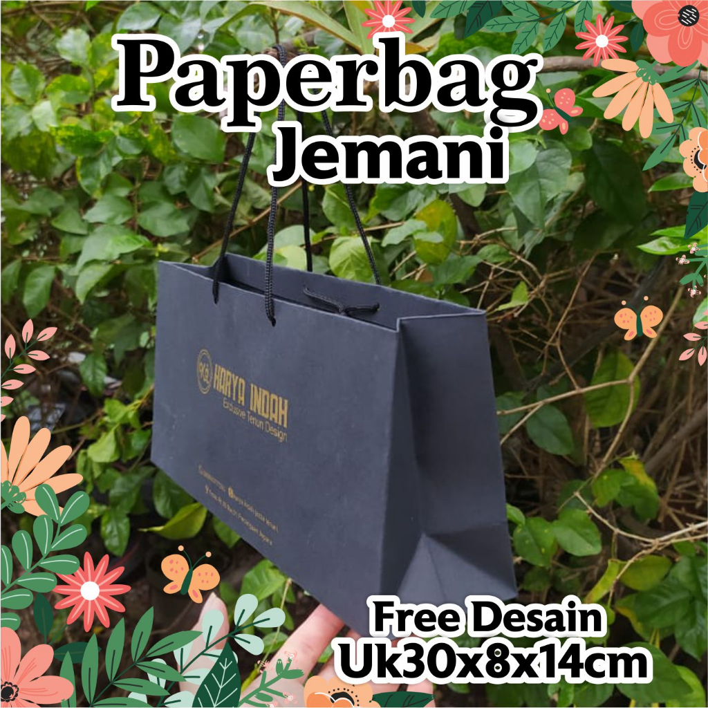

Paperbag Tas Kertas Jemani Htam Custom