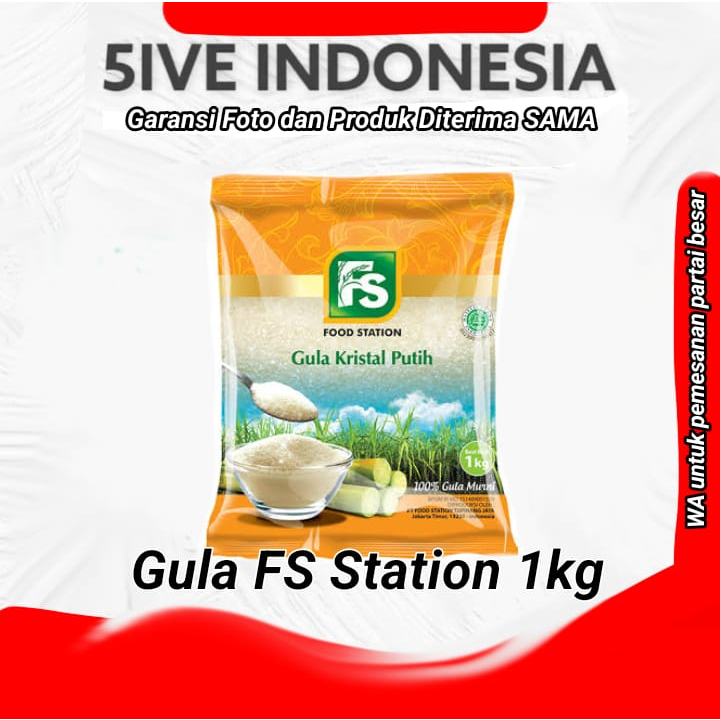 

GULA PASIR FOODSTATION 1KG