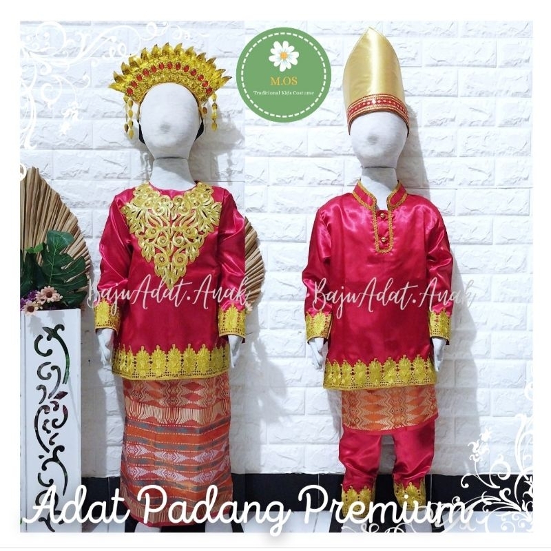 BAJU ADAT PADANG / BAJU ADAT MELAYU ANAK PEREMPUAN | BAJU ADAT MELAYU ANAK LAKI-LAKI | BAJU DAERAH P