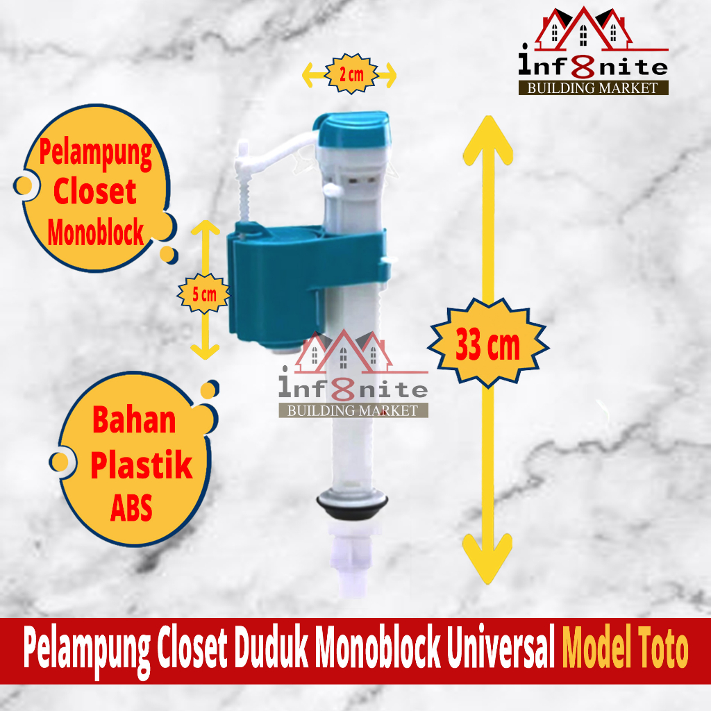 Pelampung Kloset Duduk Monoblok Kodok Closet Monoblock Model Toto