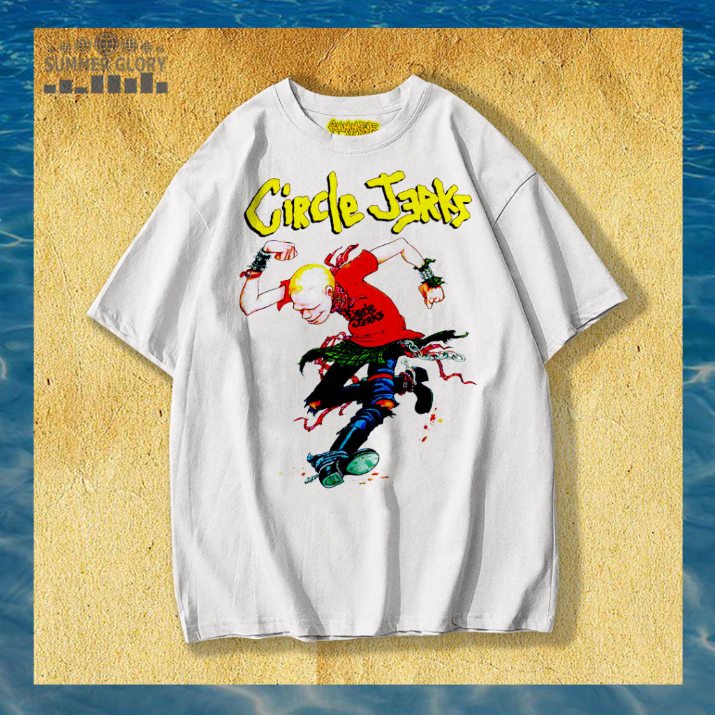 CIRCLE JERKS T-SHIRT / KAOS BAND CIRCLE JERKS / KAOS BAND