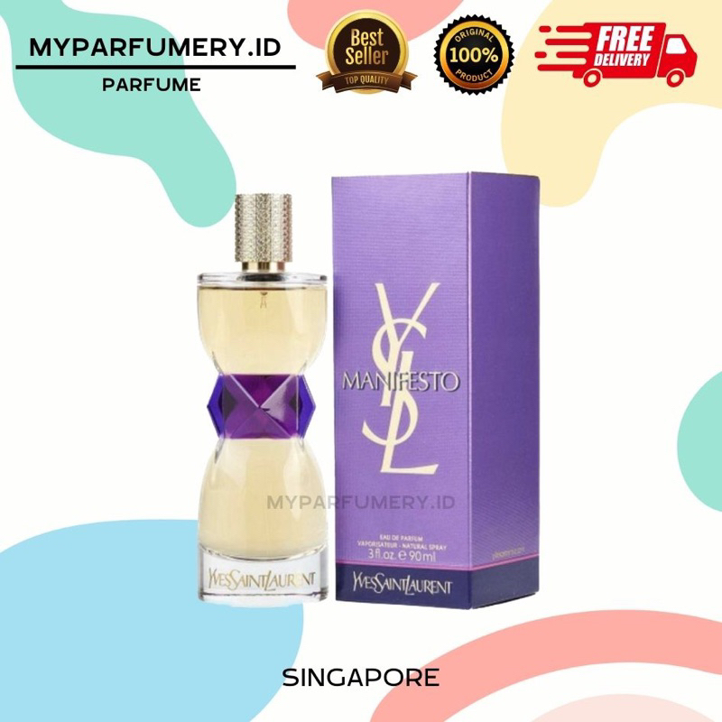 (GRADE A) PARFUM WANITA YSL-MANIFESTO II ORIGINAL IMPORT SINGAPORE