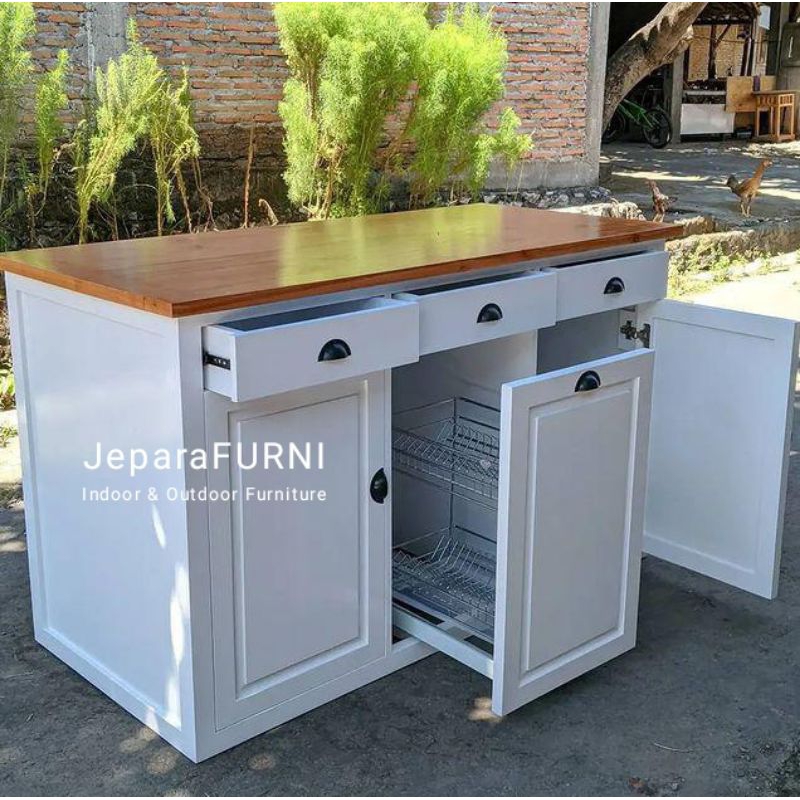 Meja dapur kayu jati jepara