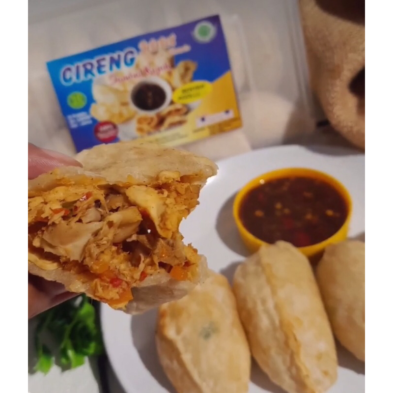 

Cireng Isi Ayam Suwir Jeletot Pedas Frozen Isi 10 Pcs