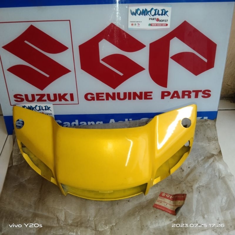cover handle batok depan suzuki satria 2tak lumba kuning original sgp
