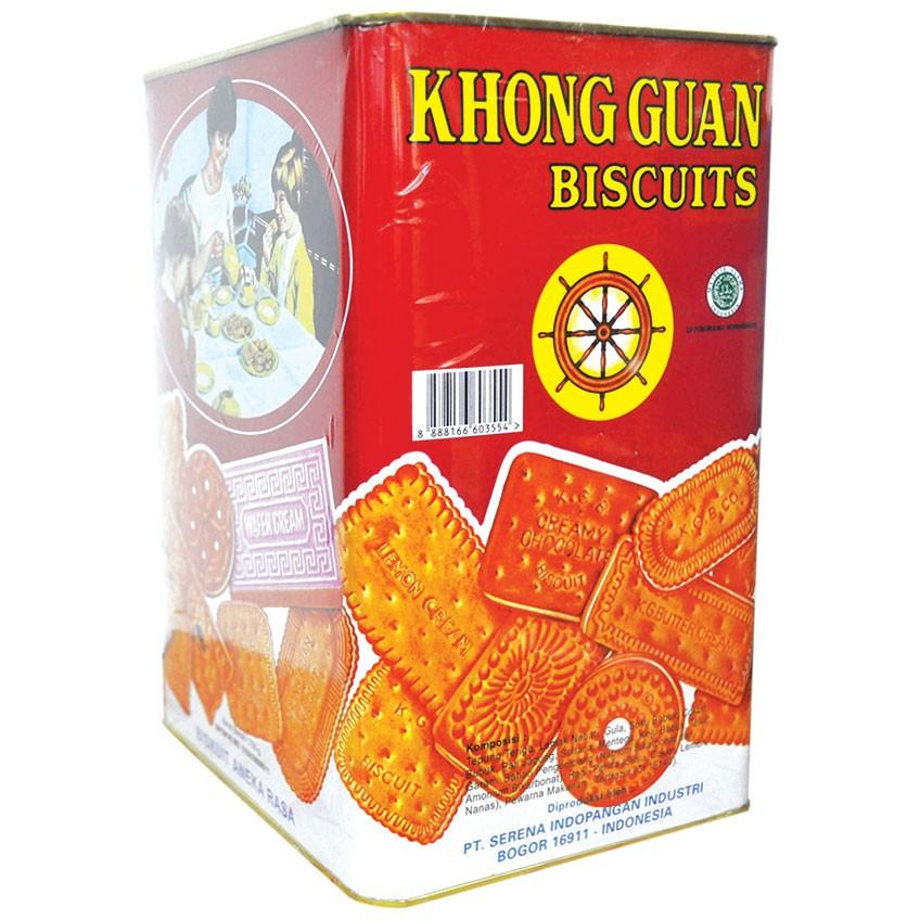 

Khong Guan Biskuit Assorted Merah Kaleng 1.6 kg