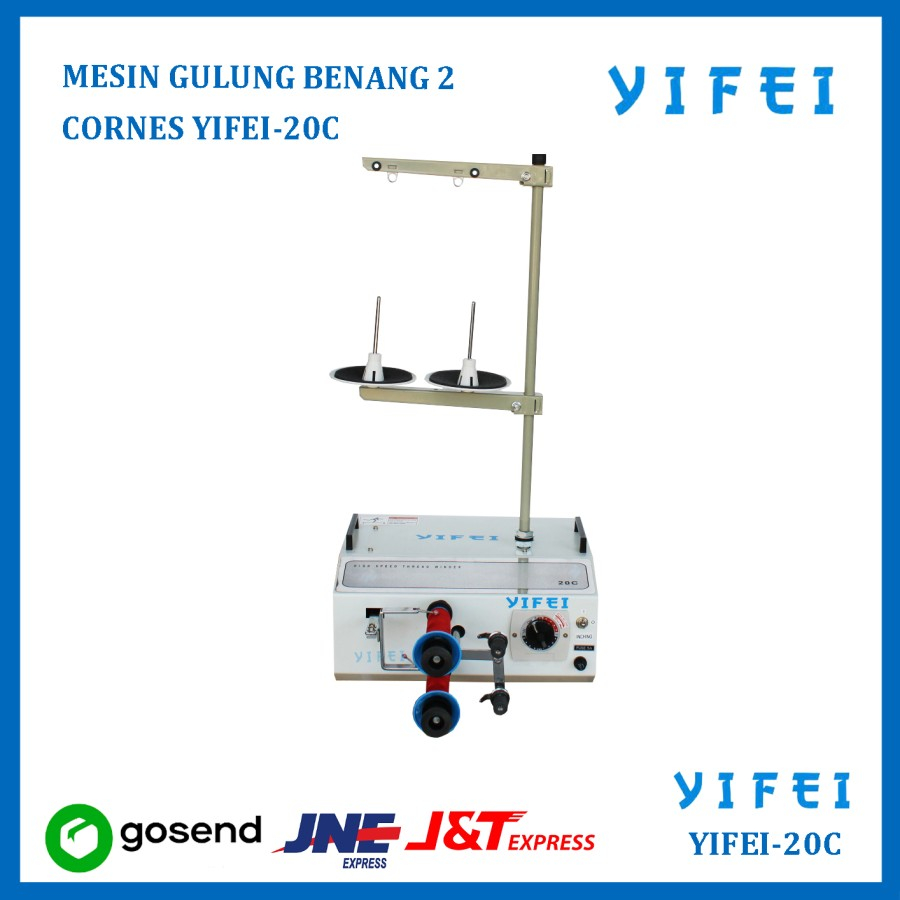 MESIN GULUNG BENANG BORDIR 2 CONES YIFEI-20C