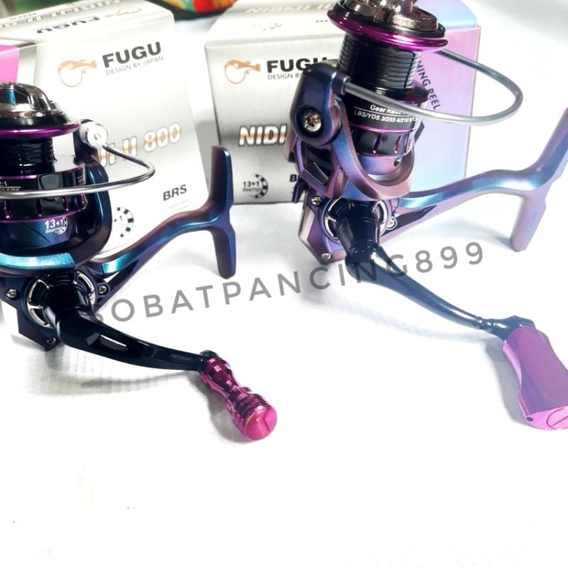 Reel Pancing Fugu Nidji II 800 1000 power handle