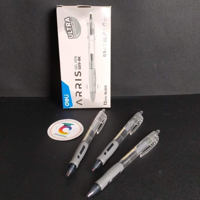 

Pulpen Gel Deli ARRIS 0.5mm G-09BK - 1 pcs