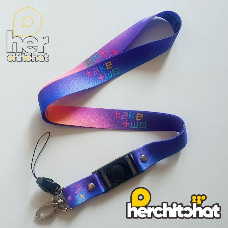 

Lanyard BTS Take Two - Strap Tali ID Card KPop Unofficial
