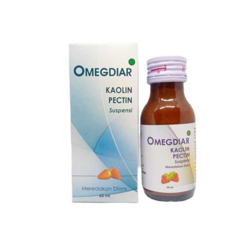 Omegdiar ( Kaolin Pektin) Sirup 60 ml/ Mengobati pengobatan diare atau mencret/ Omegdiar ( Kaolin Pe