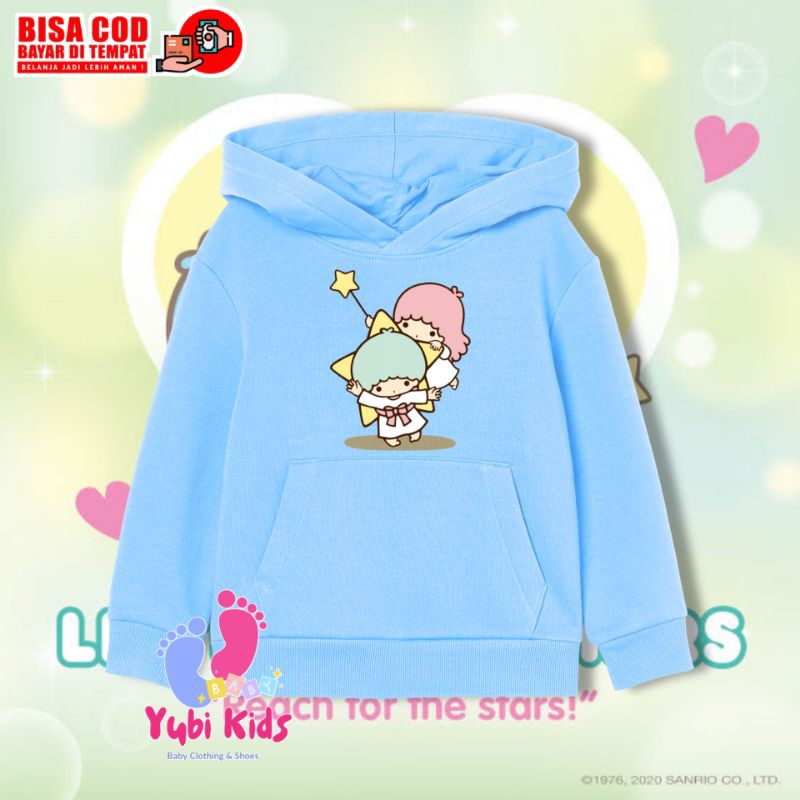 Jaket Hoodie Anak Little Twin Stars / Sweater Hoodie Anak Little Twin Stars