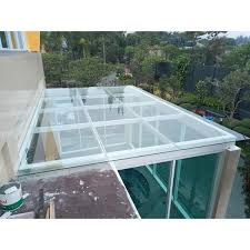 Kanopi Atap kaca Per Meter Tampilan Gaya Rumah Elegan