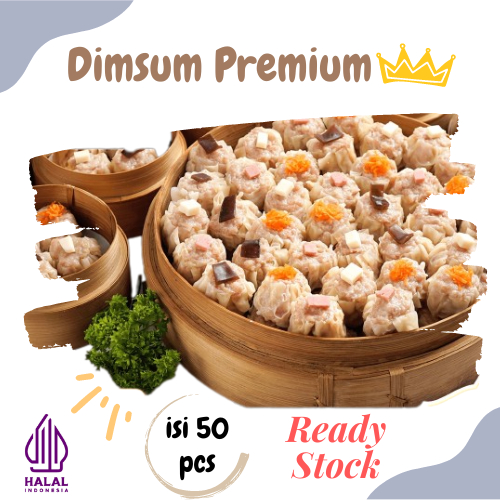 

Dimsum PREMIUM Halal isi 50 pcs Sudah Termasuk Saos