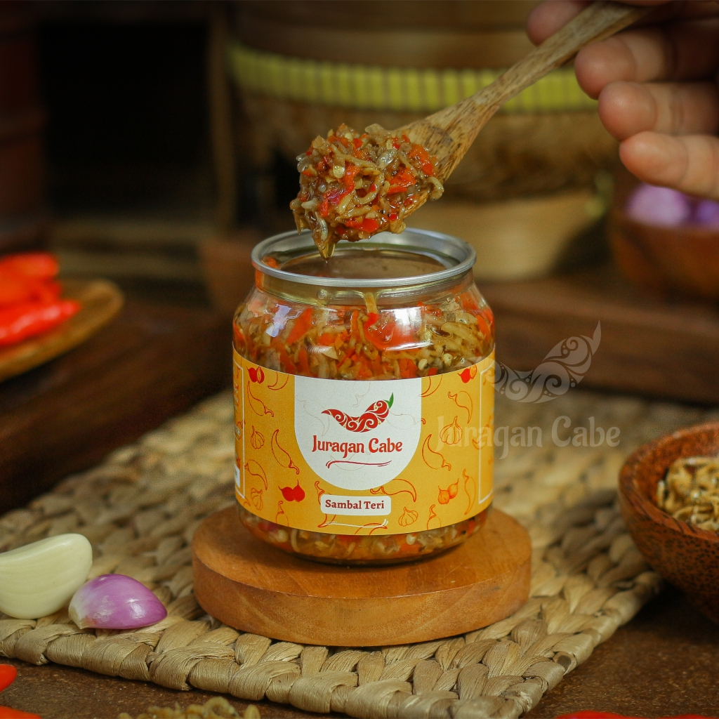 

Juragan Cabe - Sambal Teri - Teri Medan - Sambal Teri Cabai Rawit 200 gr