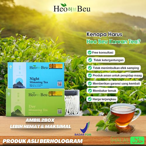 Heo Beu Sliming Tea / Teh Heo Beu / Slimming Tea Heo Beu Original / Teh Pelangsing BPOM