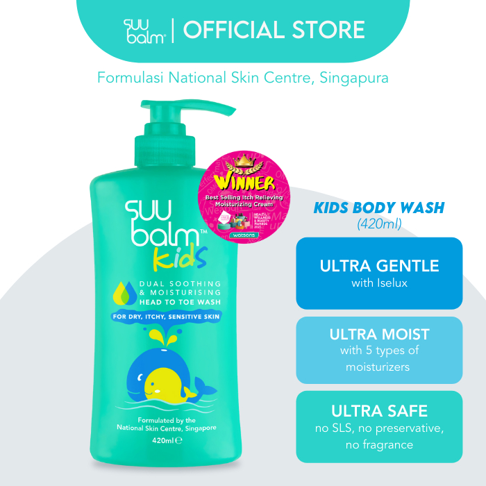 SuuBalm Kids Dual Soothing & Moisturising Head-to-Toe Body Wash Suu Balm