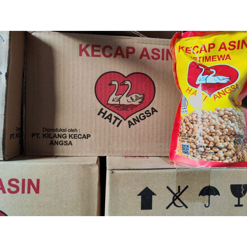 

KECAP ANGSA REFIL 600ML PER DUS ISI 12 PCS grab gosend