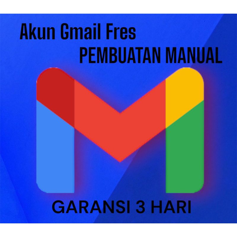 gmail fresh non pva bergaransi. akun nama real